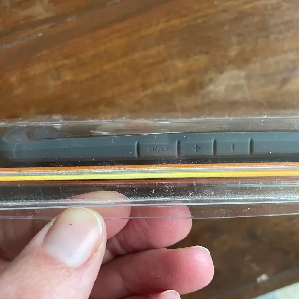 Spigen Black and Orange Phone Case Bumper Nexus 6 Ultra Hybrid